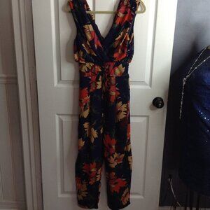 Floral Jumper, Red Queen, S/M Poly, Easy Care; Garden Party, Vacation, Cruising